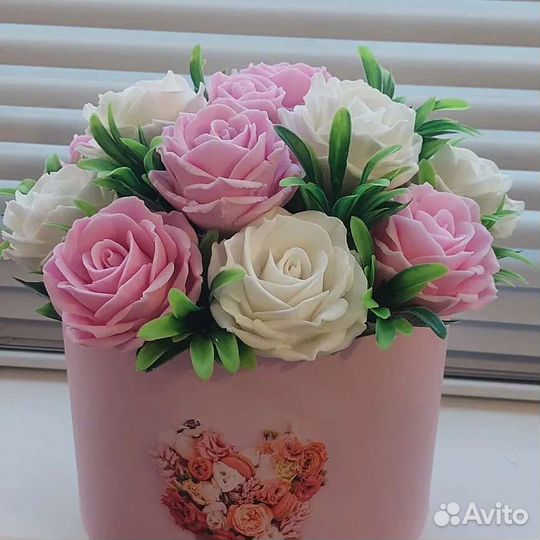 Букет цветов из мыла