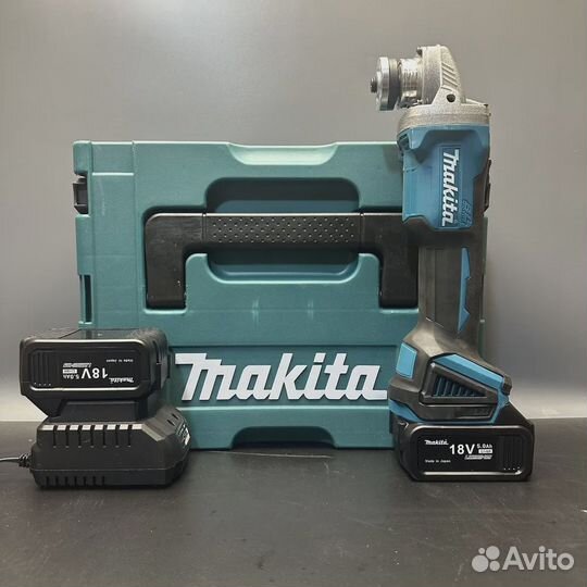 Болгарка аккумуляторная Makita 18 Вт/ Шлифмашина у