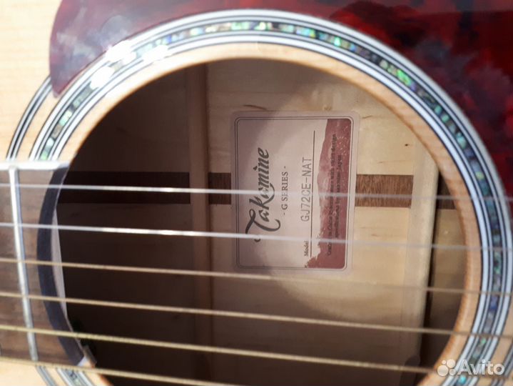 Электроакустическая гитара takamine gj72ce natural
