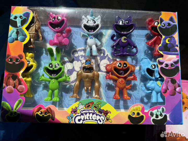 Улыбающиеся твари Smiling Critters 10 фигурок