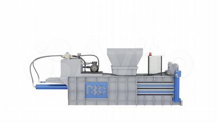 Горизонтальный пресс 80 тонн для макулатуры, карто