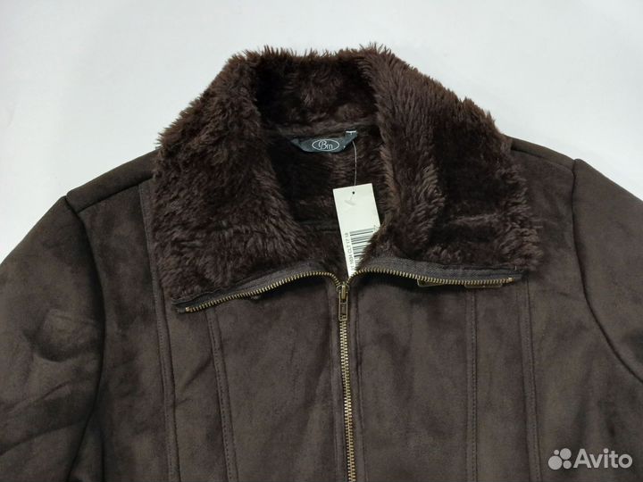 Новая дубленка женская 46