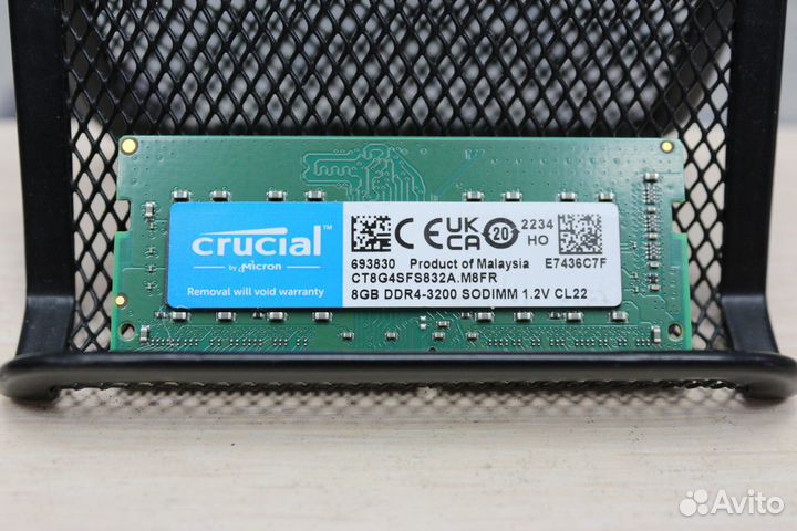 Оперативная память для ноутбука Crucial DDR4 8Gb