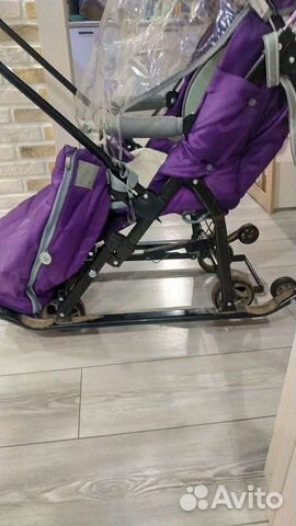 Детские санки коляска ника объявление продам