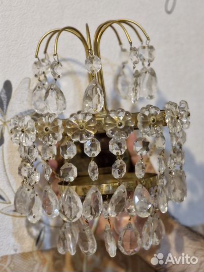 Хрустальное бра СССР