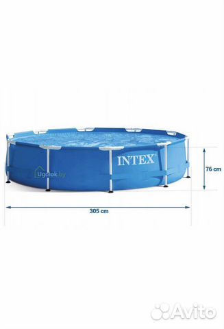 Каркасный бассейн Intex с фильтром объявление продам