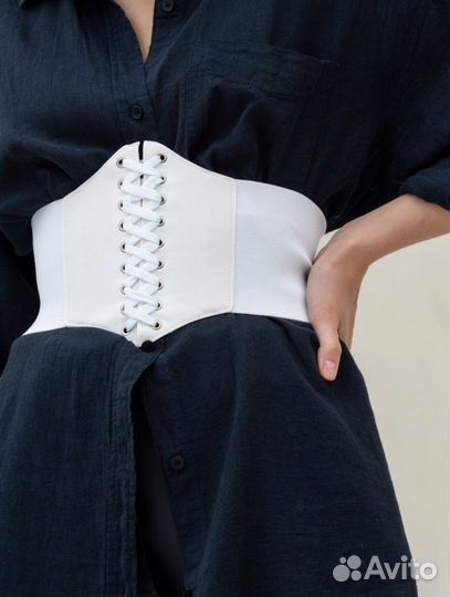 Пояс корсет белый новый