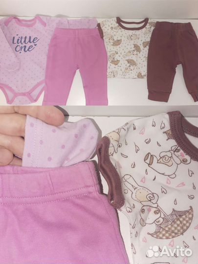 Вещи пакетом на девочку 62-68