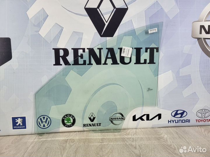 Стекло боковое двери renault logan 2 Прав