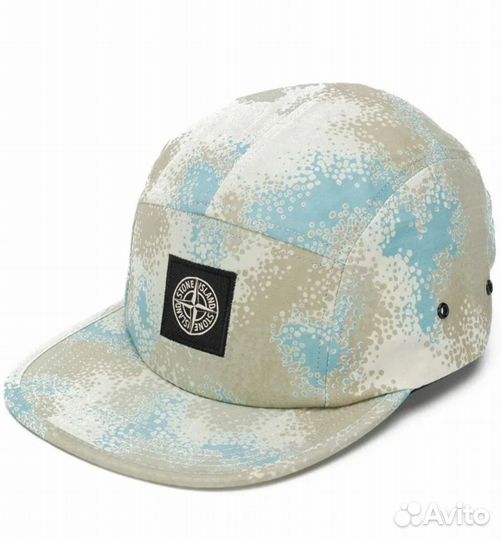 Кепка бело-голубая