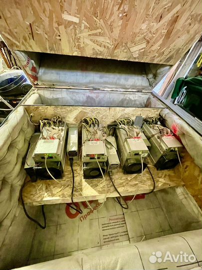 Майнинг ферма Асики L3 в сборе с шумобоксом