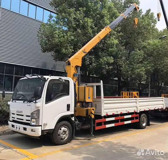 Isuzu Elf с КМУ, 2024