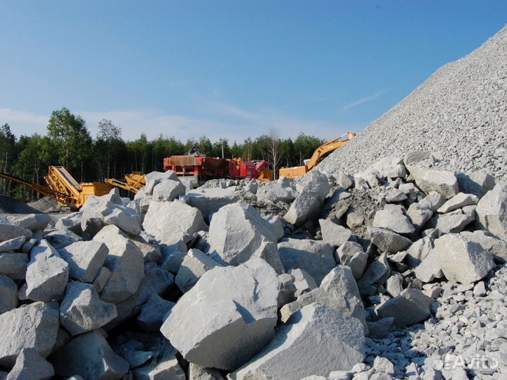 Щебень известняковый (5-20), заказ от 20 куб. м