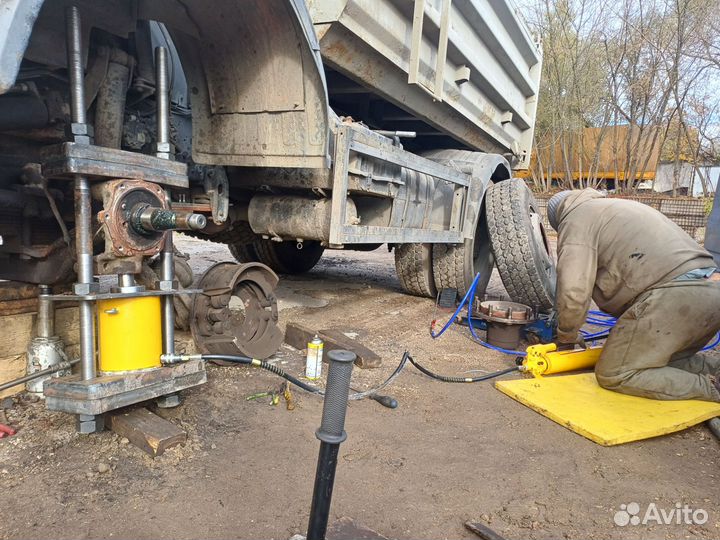Замена шкворней выпрессовка шкворней