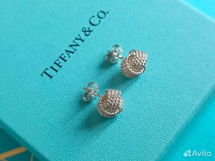 Серьги Tiffany&Co Twist Knot Earrings AG925