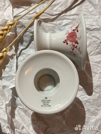 Фарфоровые подсвечники Seltmann Weiden, 1954-1960