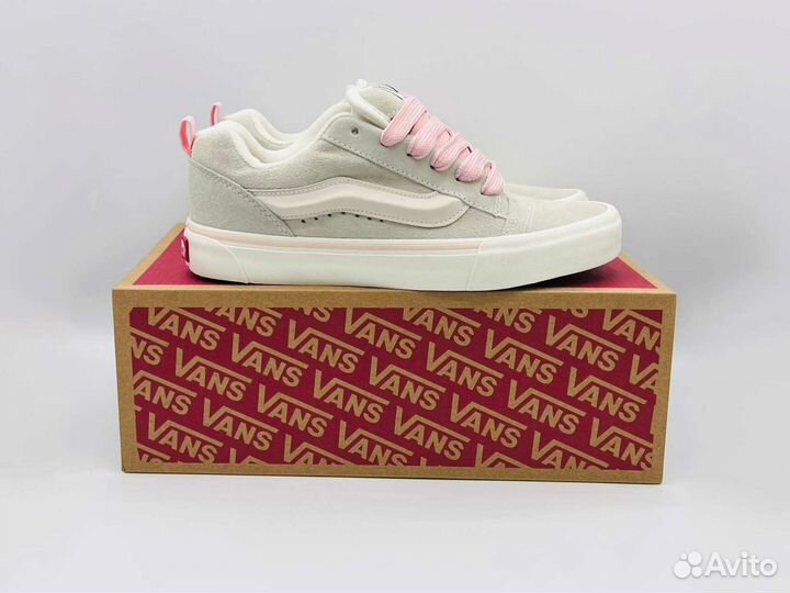 Vans Knu Skool Sorbet Pastel Pink Кеды