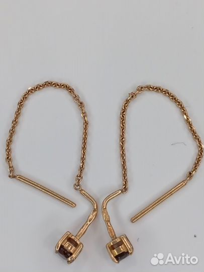 Золотые серьги