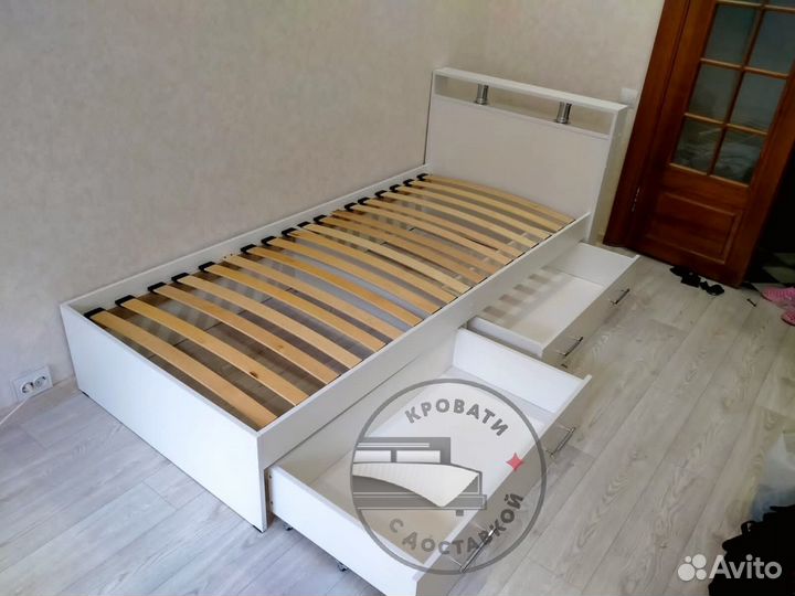 Кровать 90х200 с ящиками