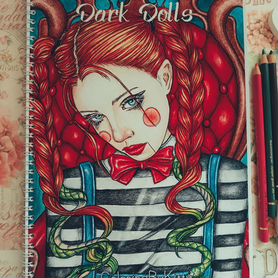 Раскраска-антистресс "Dark Dolls" ColoringByKitty