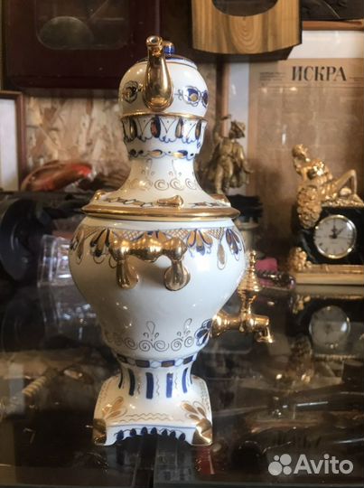 Фарфоровый самовар СССР