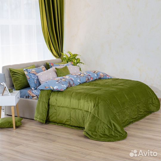 Покрывало Беллиссимо Цитрон на кровать