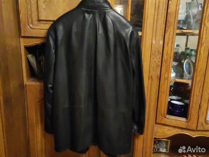 Кожаная куртка мужская 60, 62