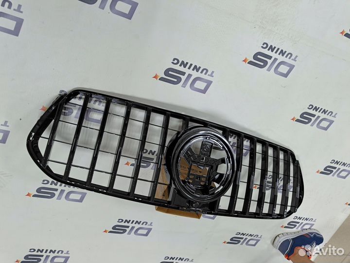 Решетка радиатора на Mercedes GLE w167 GT Хром