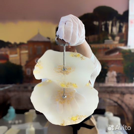 Поднос из гипса