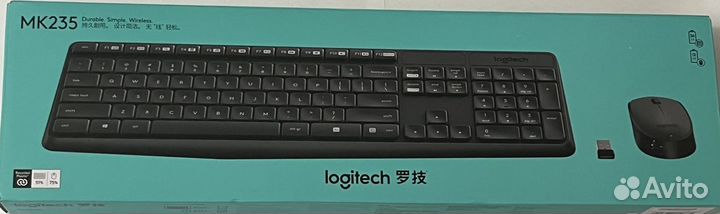 Новые клавиатура +мышь Logitech MK120/MK235/MK470