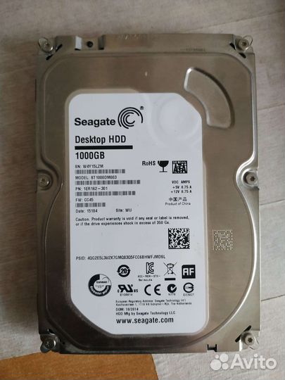 Жесткий диск Seagate barracuda 1 Tb
