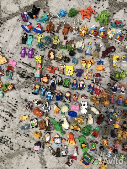 Игрушки из киндера 90х пушин дино