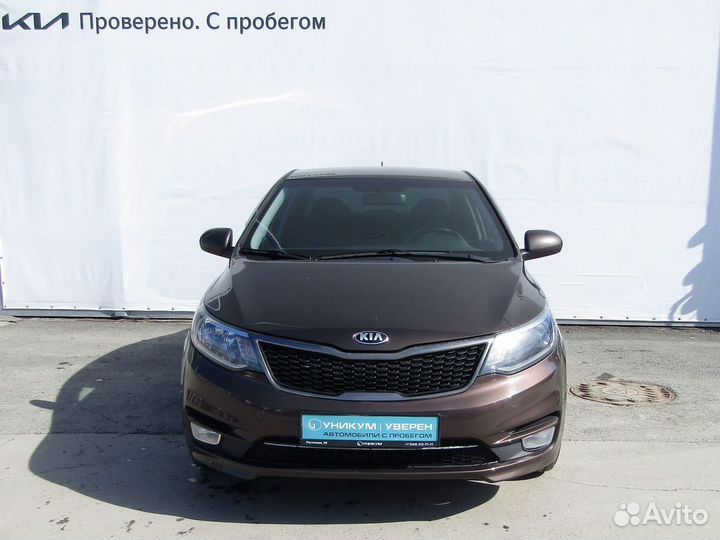 Kia Rio 1.6 МТ, 2016, 105 040 км