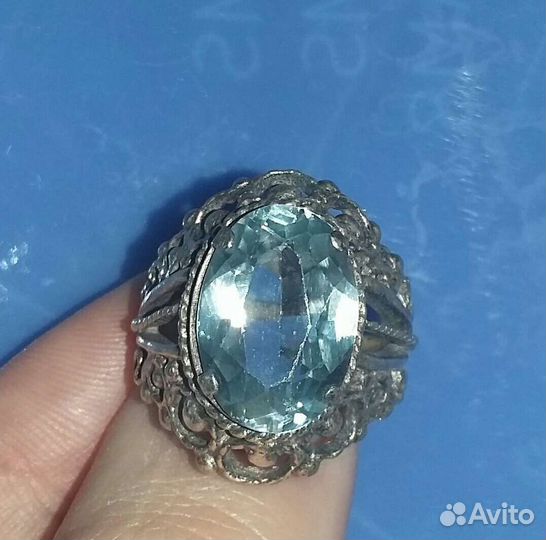 Винтажное кольцо серебро