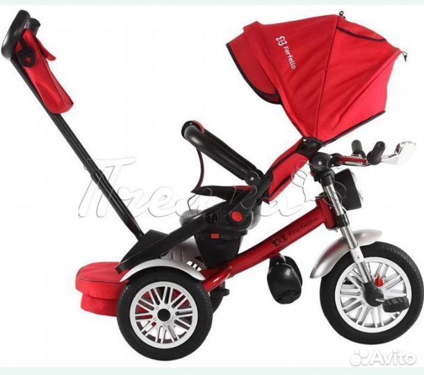 Трехколесный велосипед с родительской ручкой