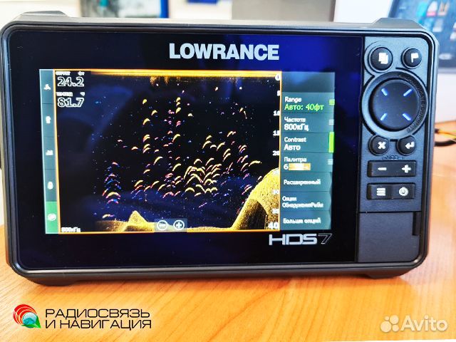 Эхолот-картплоттер Lowrance HDS 7 Live +лоция
