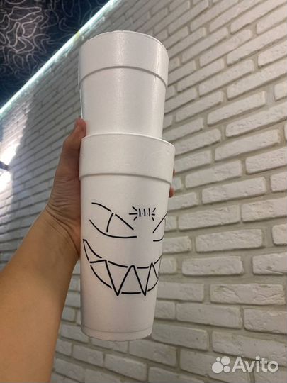 Дабл кап (стакан для лимонадов и коктейлей)