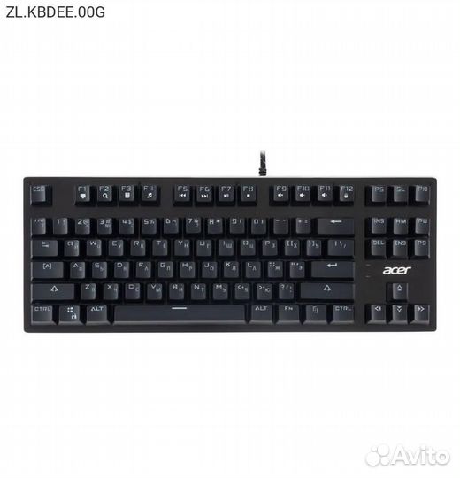 Клавиатура механическая Acer OKW126 Проводная Чёрн