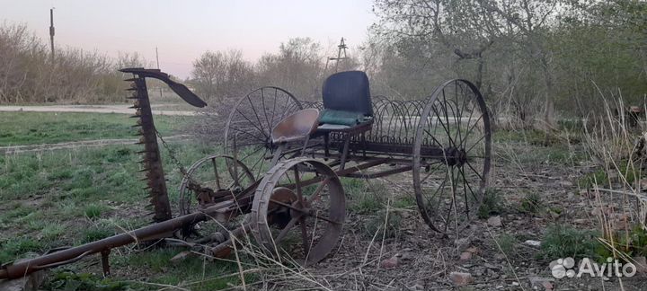 Конские грабли и косарка
