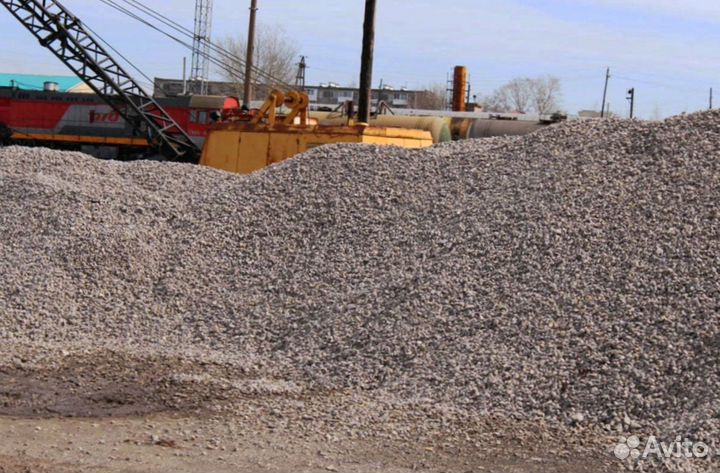 Щебень гравийный с доставкой