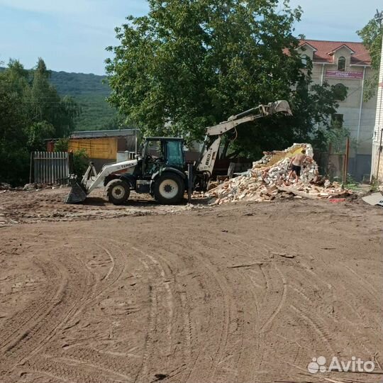 Услуги трактора экскаватора. Гидромолот