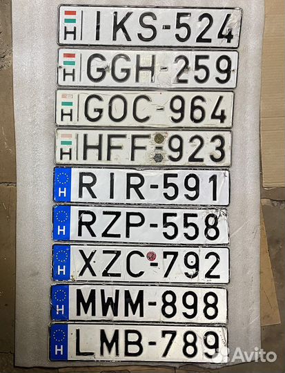 Автомобильные номера Венгрия