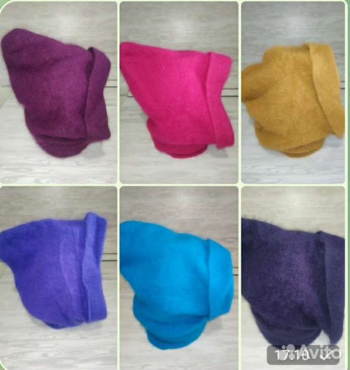 Капоры из Ангорской шерсти новые