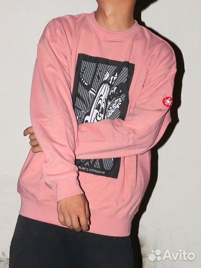 Свитшот Cavempt розовый