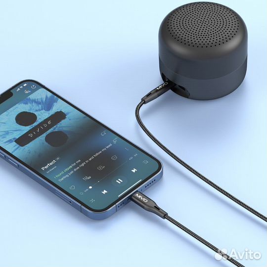 Аудио кабель iPhone Lightning на AUX 3.5mm / 1.2м