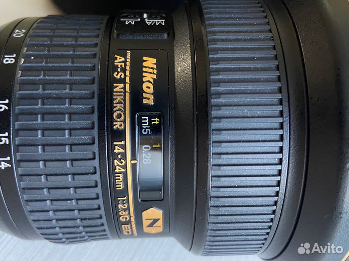 Объектив AF-S nikkor 14-24mm f/2.8G ED