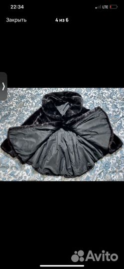 Шуба из меха норки