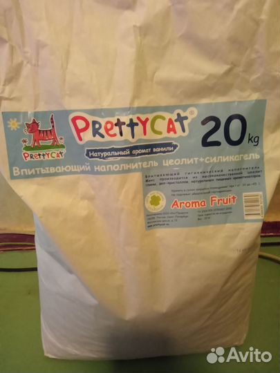 Pretty Cat впитывающий наполнитель 10 кг