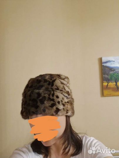 Шапка норковая женская новая