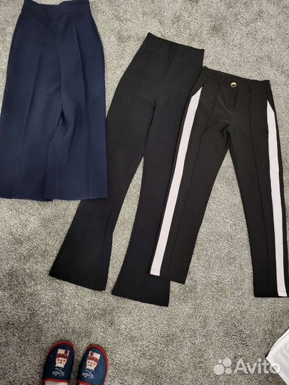 Брюки кюлоты и с лампасами